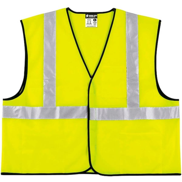 River City Class II Economy Safety Vests, Size 4XL VCL2SLX4 - main